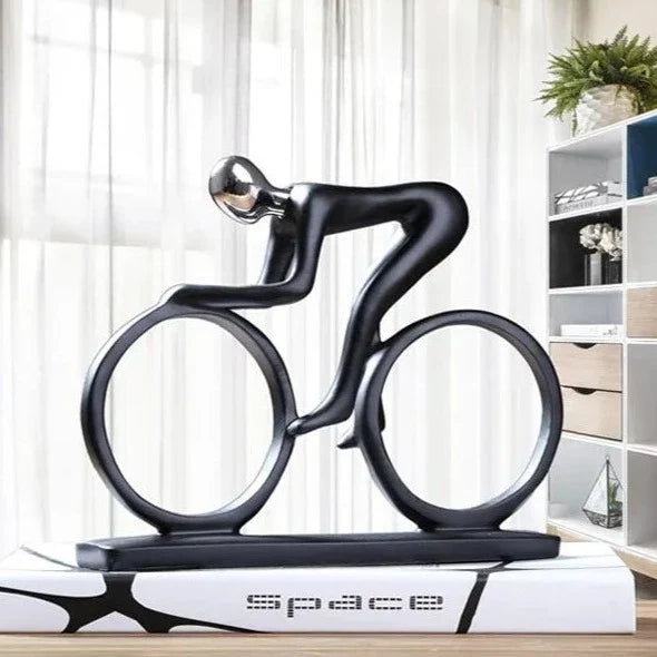 Lisslune | Cyclist Figurine Sculpture
