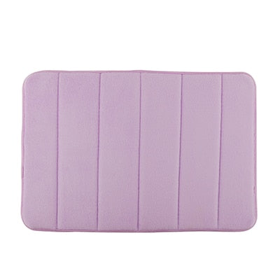 Lisslune | Flannel absorbent non-slip bath mat