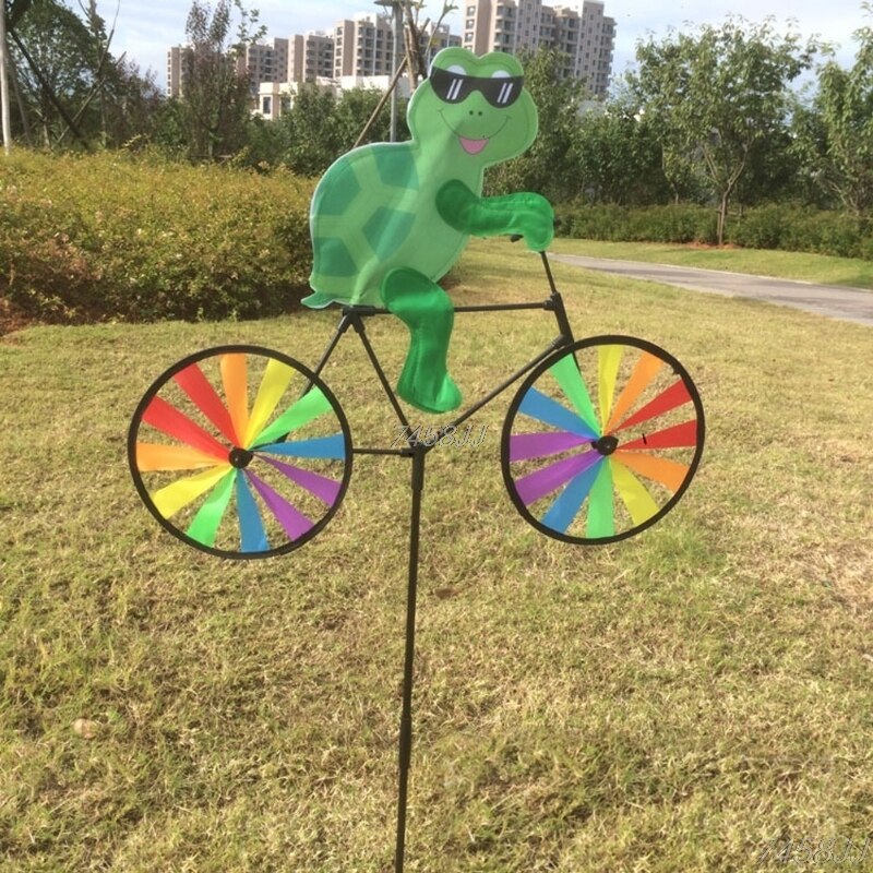 Lisslune | Animal Bicycle Wind Spinner: Outdoor Decoration