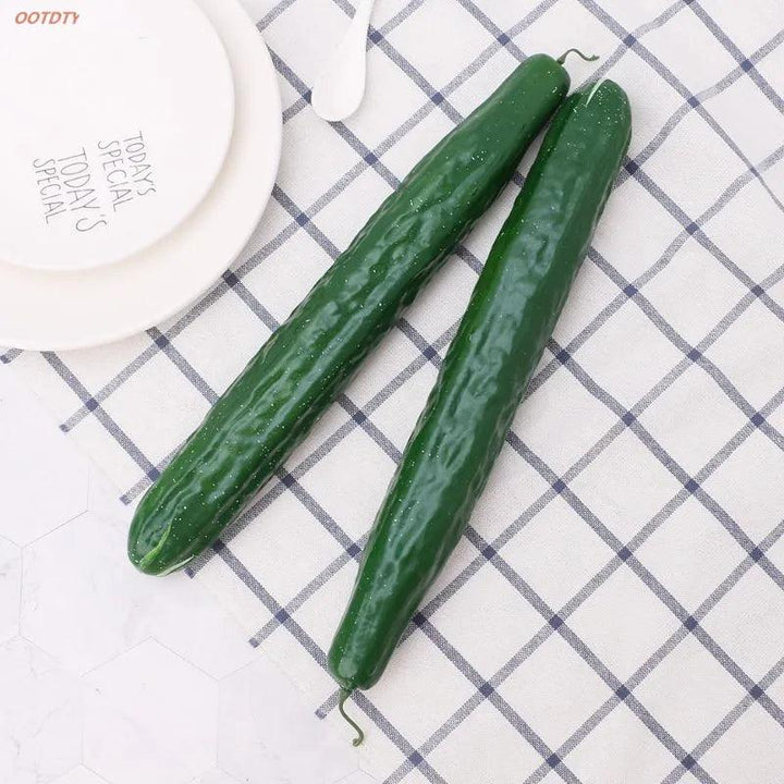 Lisslune | Realistic foam cucumber model for home styling, photography, and educational fun
