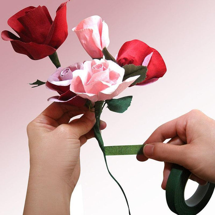 Lisslune | Versatile creative crepe paper ribbon for exquisite flower designs