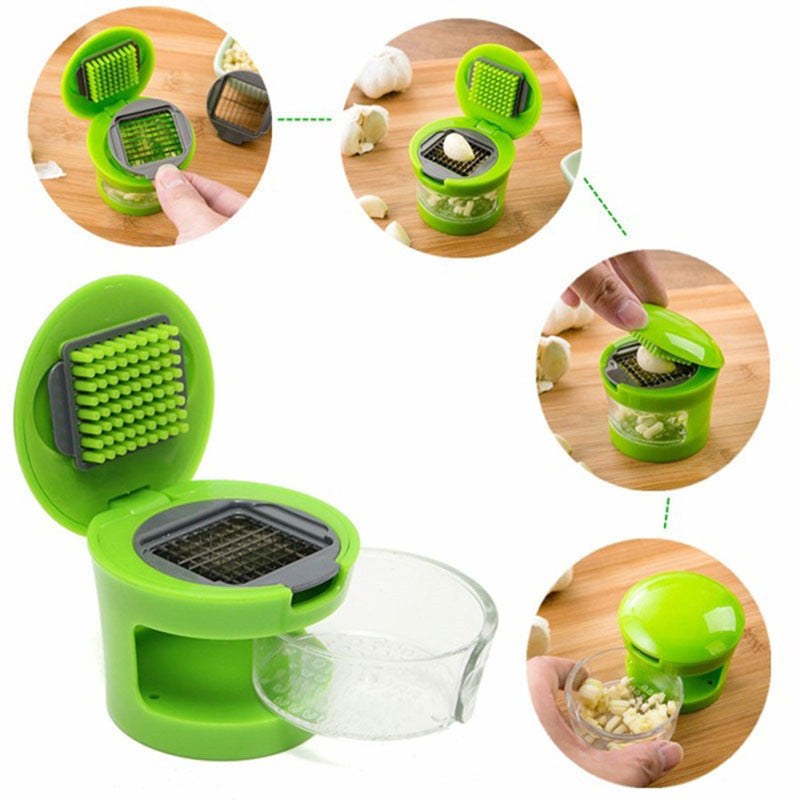 Lisslune | Mini Hand Press Garlic Slicer