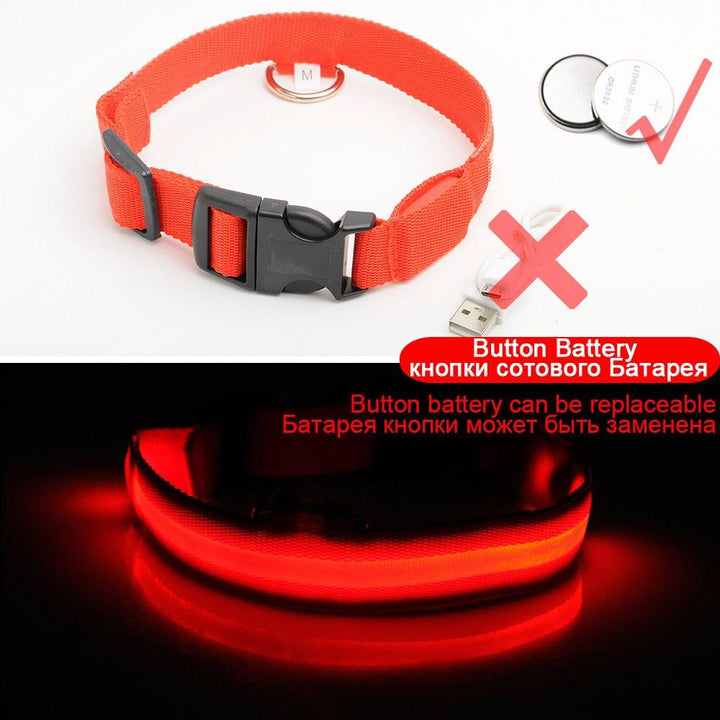Lisslune | Light Up Dog Collar - Flashing Dog Collar