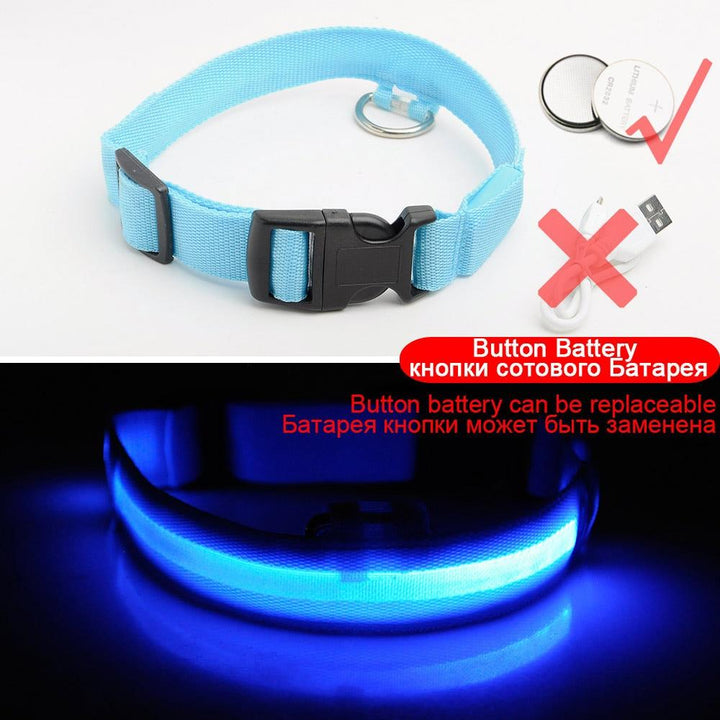 Lisslune | Light Up Dog Collar - Flashing Dog Collar