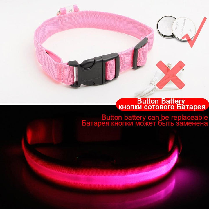 Lisslune | Light Up Dog Collar - Flashing Dog Collar