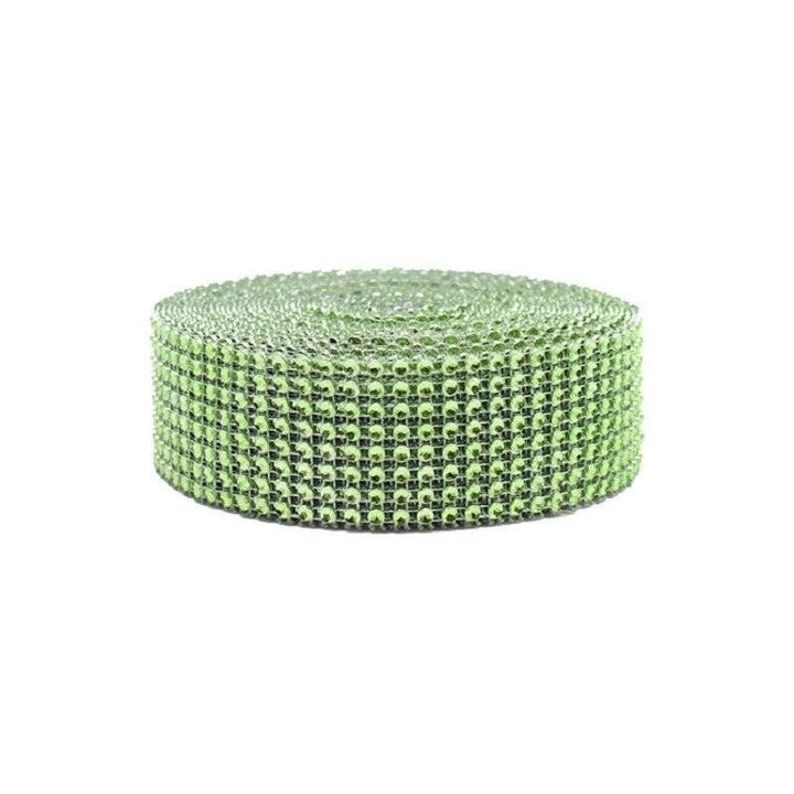 Lisslune | Radiant Rhinestone Mesh Ribbon for Luxurious Craft Creations