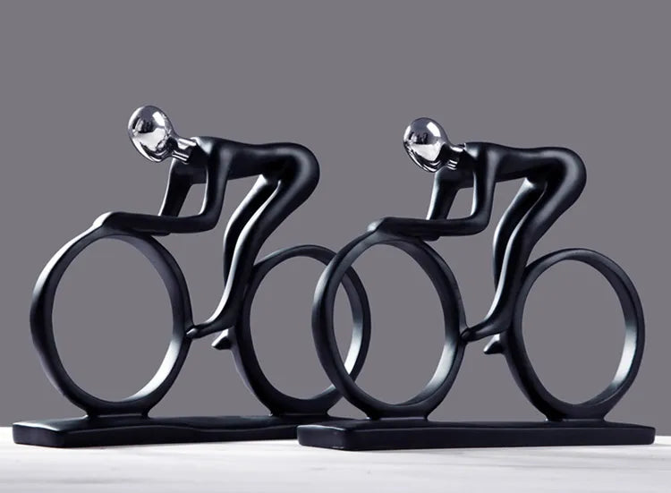 Lisslune | Cyclist Figurine Sculpture