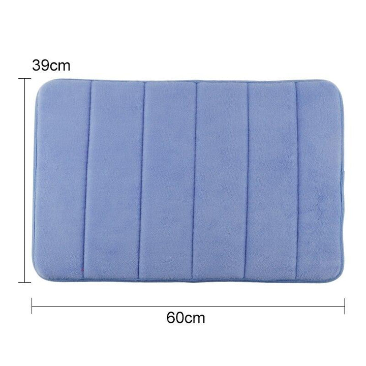 Lisslune | Flannel absorbent non-slip bath mat