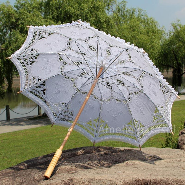 Lisslune | Chic Victorian Lace Sunshade: Timeless Elegance for Events and Photography