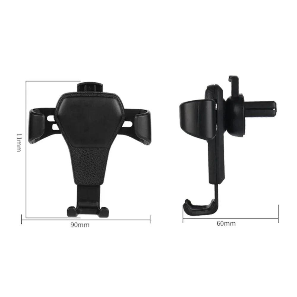 Lisslune | Gravity-operated hands-free phone holder for the car: Your essential companion at the roadside