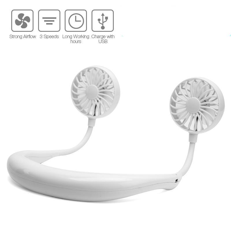 Lisslune | Rechargeable USB Neck Fan