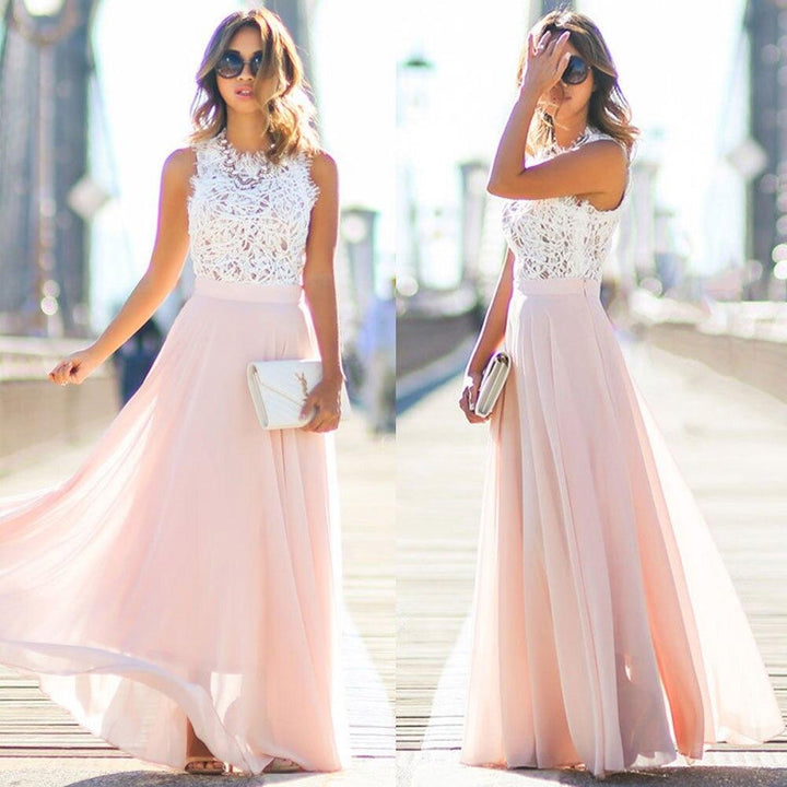 Elegant women's summer dress made of lace for summer Lisslune
