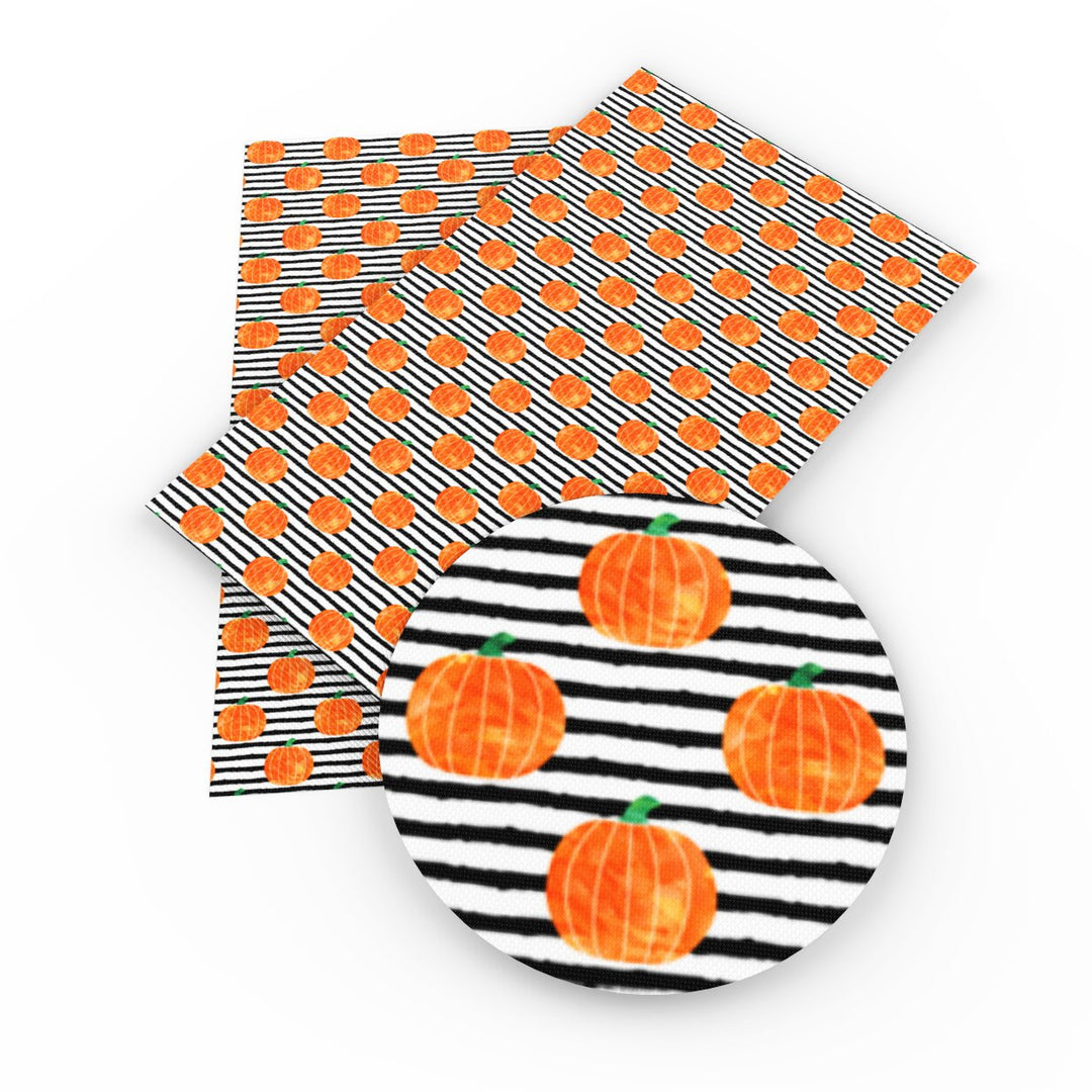 Lisslune | Spooky Cute Cartoon Halloween Character Synthetic Leather Fabric - 20*33cm
