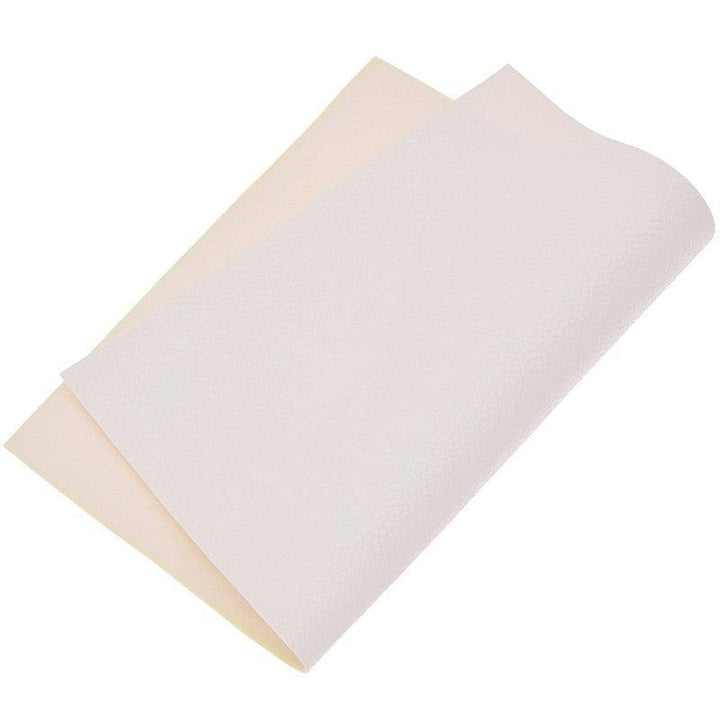 Lisslune | Litchi Textured PVC Craft Sheet: Stylish Faux Leather for innovative DIY creations