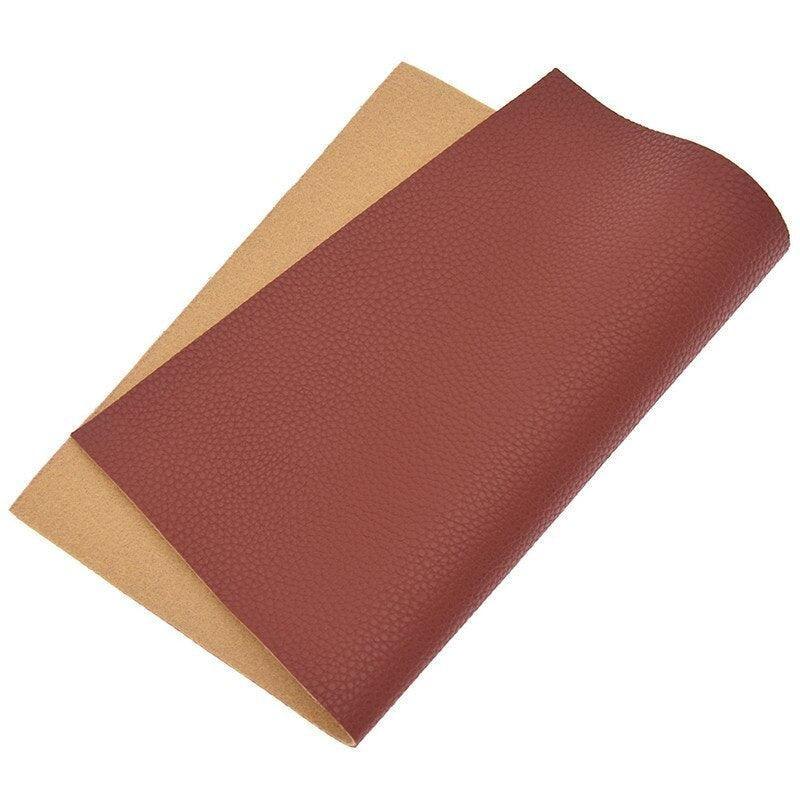 Lisslune | Litchi Textured PVC Craft Sheet: Stylish Faux Leather for innovative DIY creations