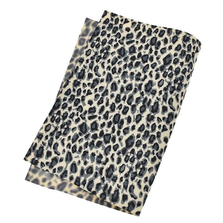 Lisslune | Chic Leopard Print PVC Leather for Trendy DIY Creations