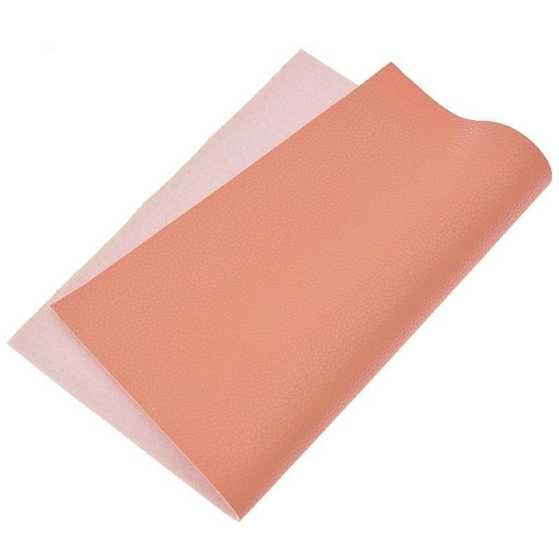 Lisslune | Litchi Textured PVC Craft Sheet: Stylish Faux Leather for innovative DIY creations