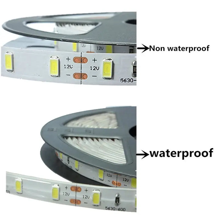 Lisslune | Waterproof 5M LED strip light in warm and cool white