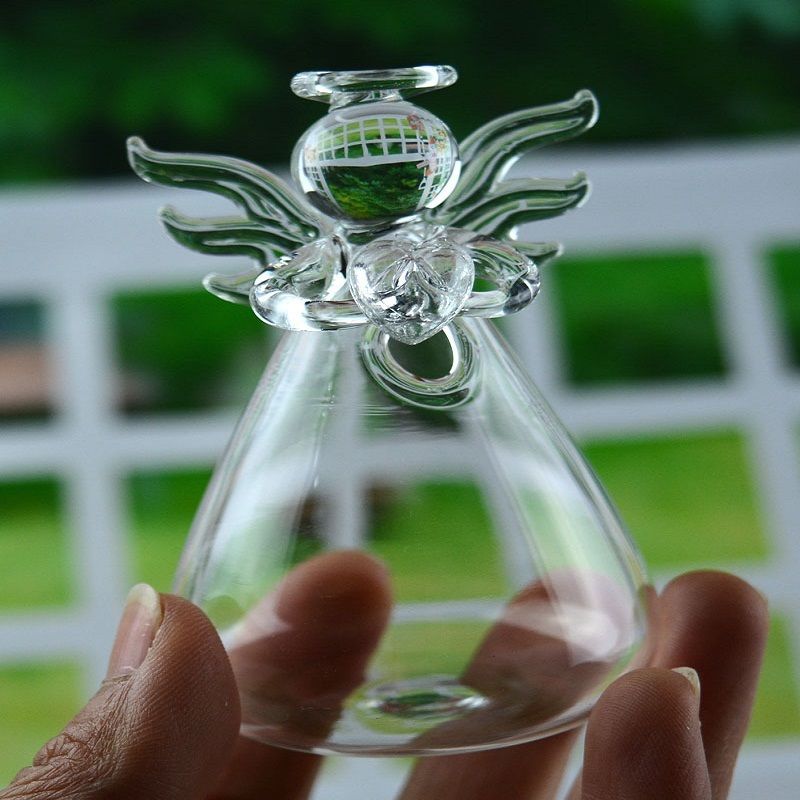 Lisslune | Angel Time Transparent Glass Vase