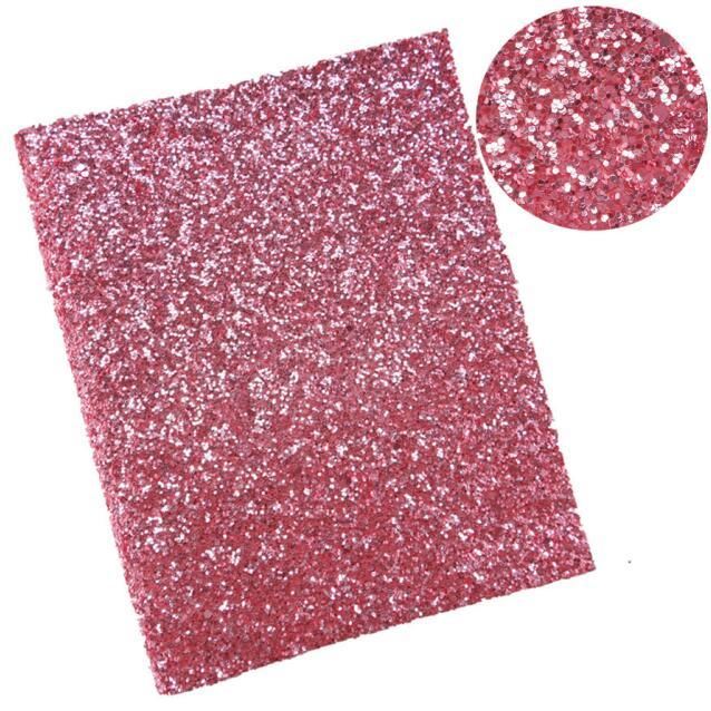Lisslune | Glittery Synthetic Leather Craft Sheets for Creative DIY - 21CM x 29CM