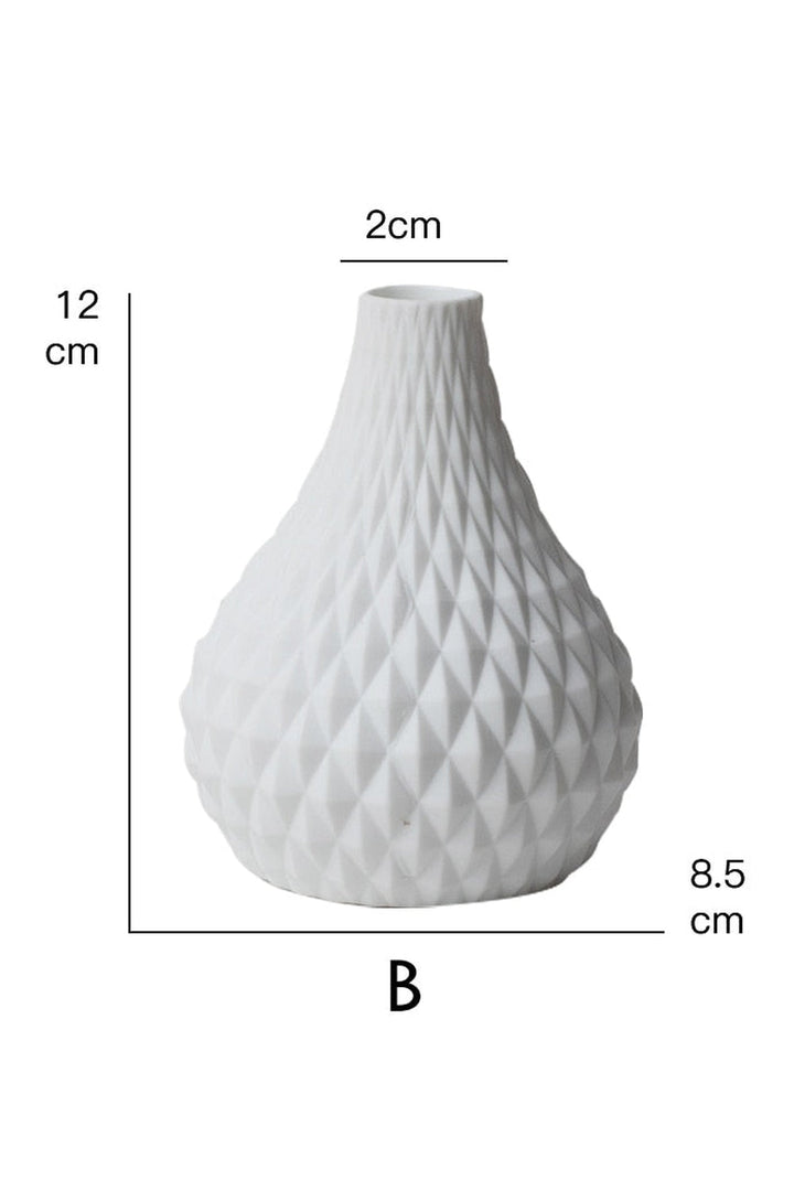 Lisslune | white matte vases
