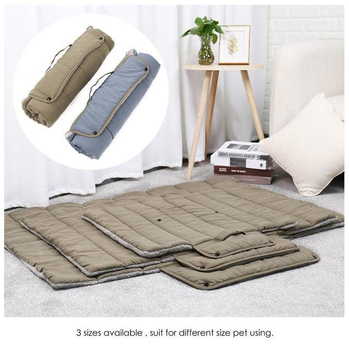 Lisslune | Premium Travel-Ready Pet Bed: Double-Sided Comfort for Dogs and Cats