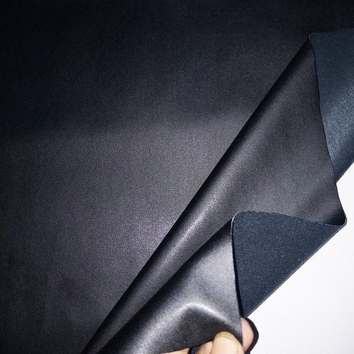 Lisslune | Elegant black PU artificial leather crafting material - A must for creatives