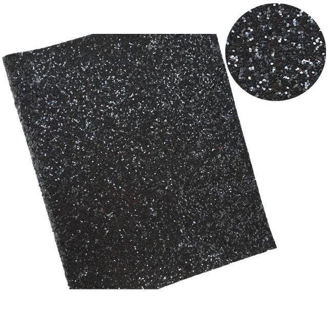 Lisslune | Glittery Synthetic Leather Craft Sheets for Creative DIY - 21CM x 29CM