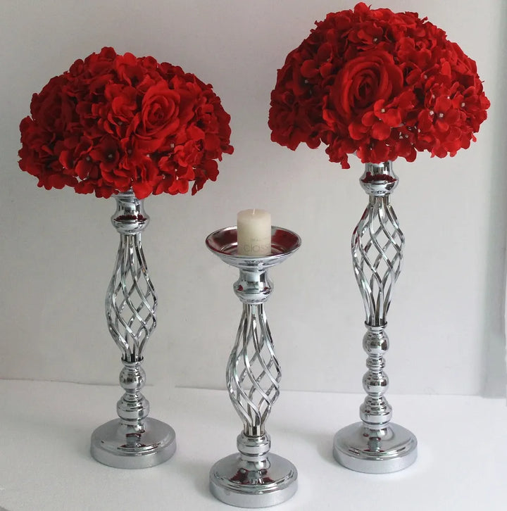 Lisslune | Elegant Candle Holder Set with Metal Stand