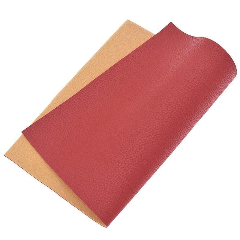 Lisslune | Litchi Textured PVC Craft Sheet: Stylish Faux Leather for innovative DIY creations