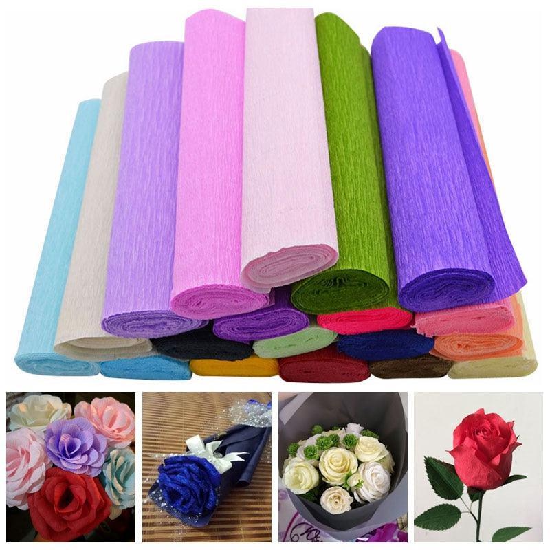 Lisslune | Ultimate Floral Crepe Paper Craft Set: Create beautiful life-size flowers