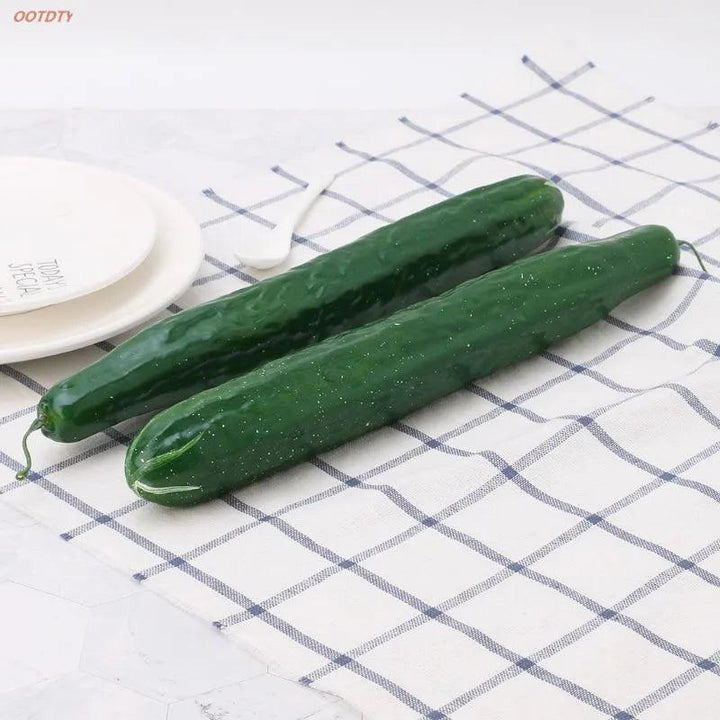 Lisslune | Realistic foam cucumber model for home styling, photography, and educational fun