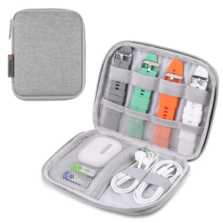 Lisslune | HAWEEL Watch Band Organizer Box Headphones / U-Disk / Digital Cable Storage Box (Gray)