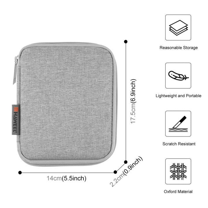 Lisslune | HAWEEL Watch Band Organizer Box Headphones / U-Disk / Digital Cable Storage Box (Gray)