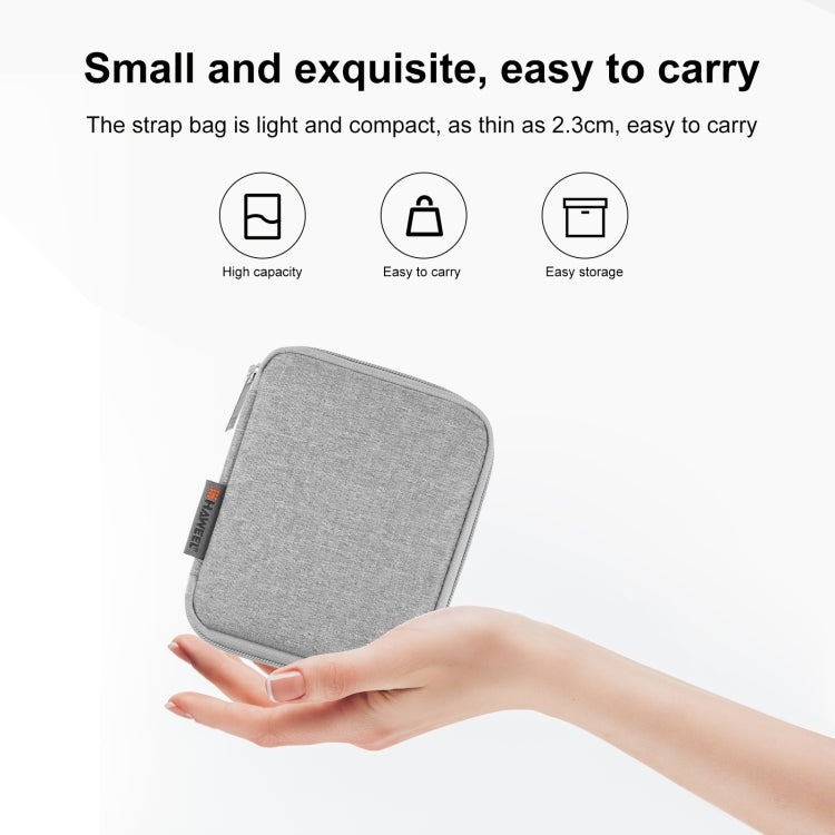 Lisslune | HAWEEL Watch Band Organizer Box Headphones / U-Disk / Digital Cable Storage Box (Gray)