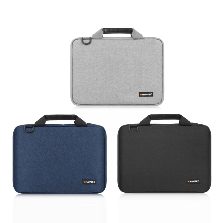 Lisslune | HAWEEL 14.0 inch - 16.0 inch briefcase crossbody laptop bag for Macbook, Lenovo Thinkpad, ASUS, HP (Gray)