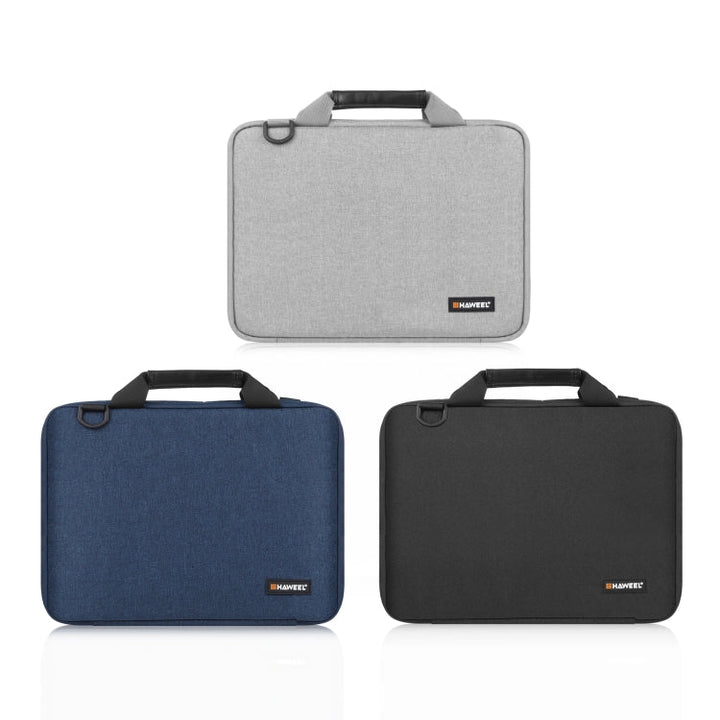 Lisslune | HAWEEL 14.0 inch - 16.0 inch briefcase crossbody laptop bag for Macbook, Lenovo Thinkpad, ASUS, HP (Gray)