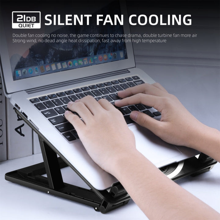 Lisslune | Gaming RGB Laptop Cooler Table Stand