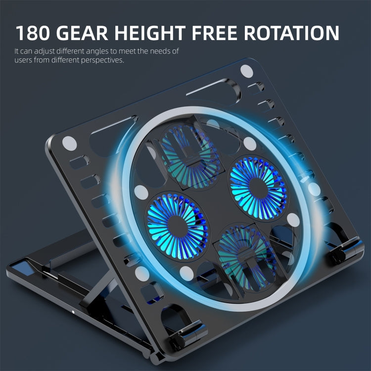 Lisslune | Gaming RGB Laptop Cooler Table Stand