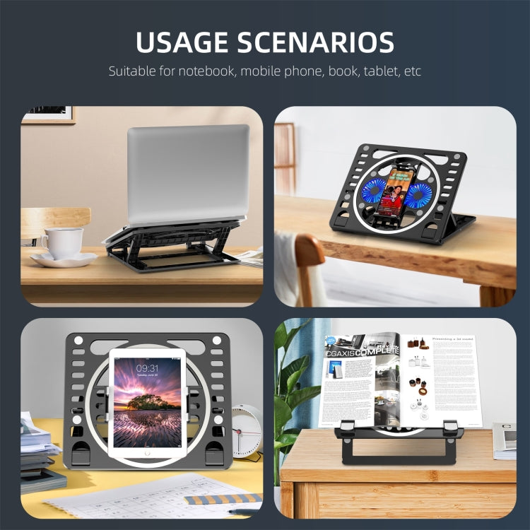 Lisslune | Gaming RGB Laptop Cooler Table Stand