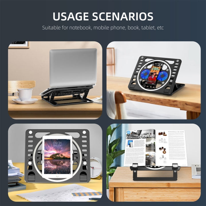 Lisslune | Gaming RGB Laptop Cooler Table Stand