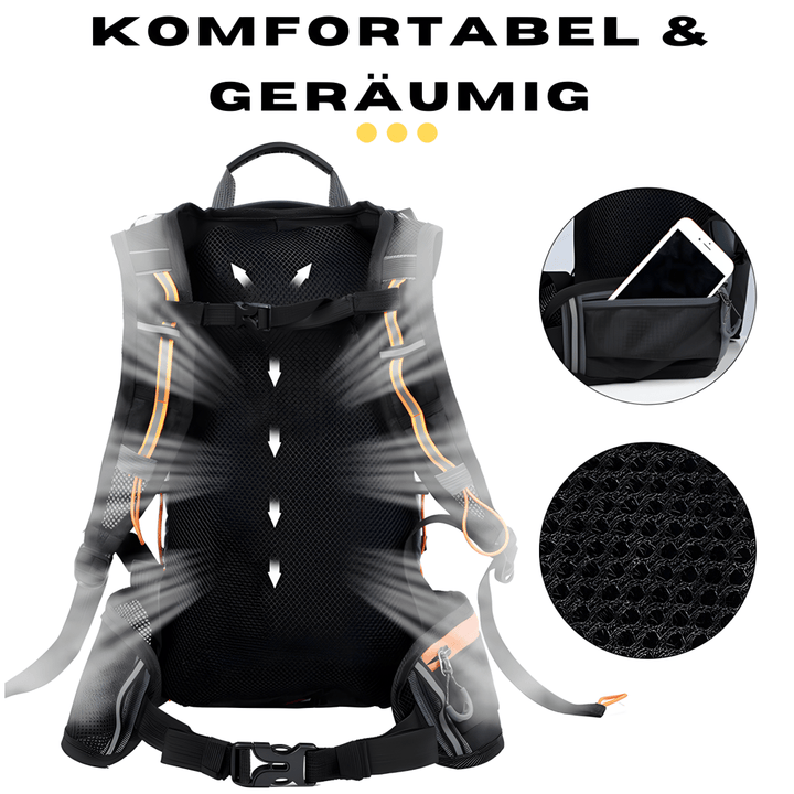 Lisslune | Multifunctional Hydration Backpack with 10 L Volume & Hydration System
