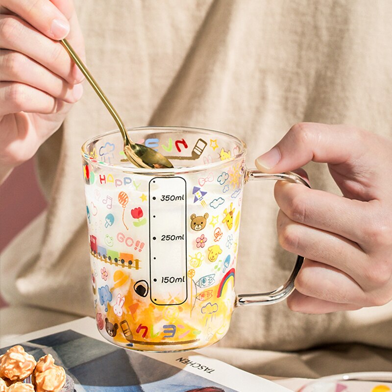 Lisslune | Cartoon Measuring Glass Cup