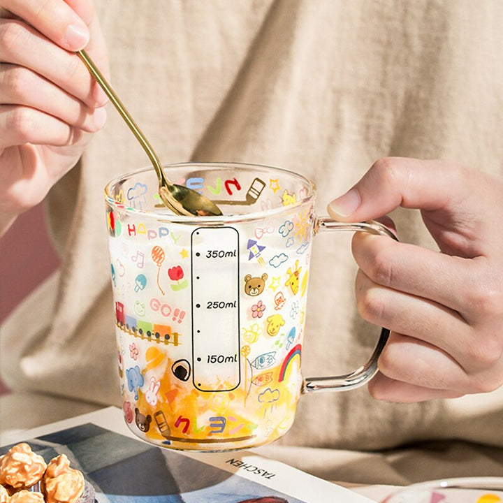 Lisslune | Cartoon Measuring Glass Cup