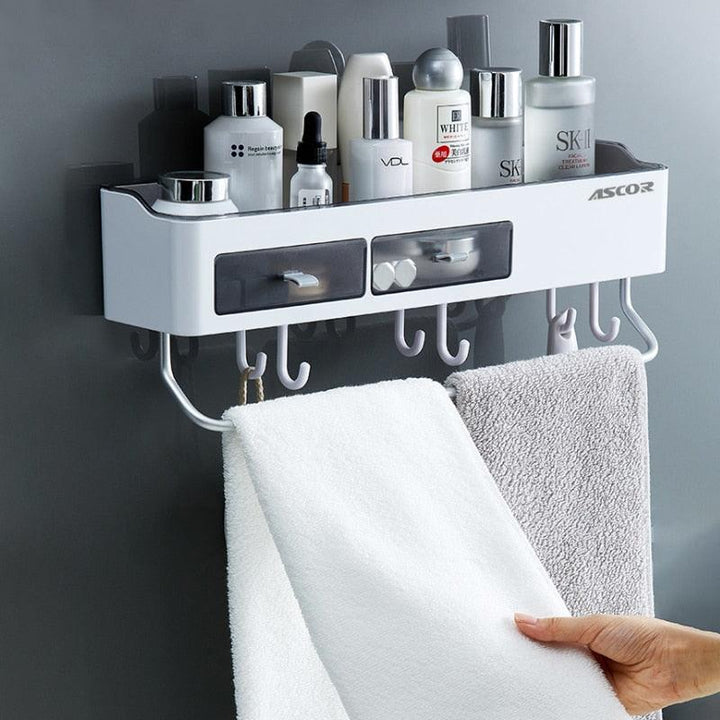 Lisslune | Versatile No-Drill Shower Caddy with Removable Design and Smart Storage Solutions