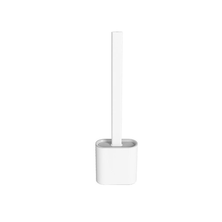 Lisslune | Flat Silicone Toilet Brush including Holder