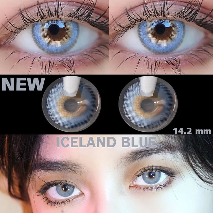 Rynx | 1 Pair Color Contact Lenses Color Lens Eyes Pupils Beauty Colored Lenses Myopia Contact Lenses Makeup Lenses with Diopters