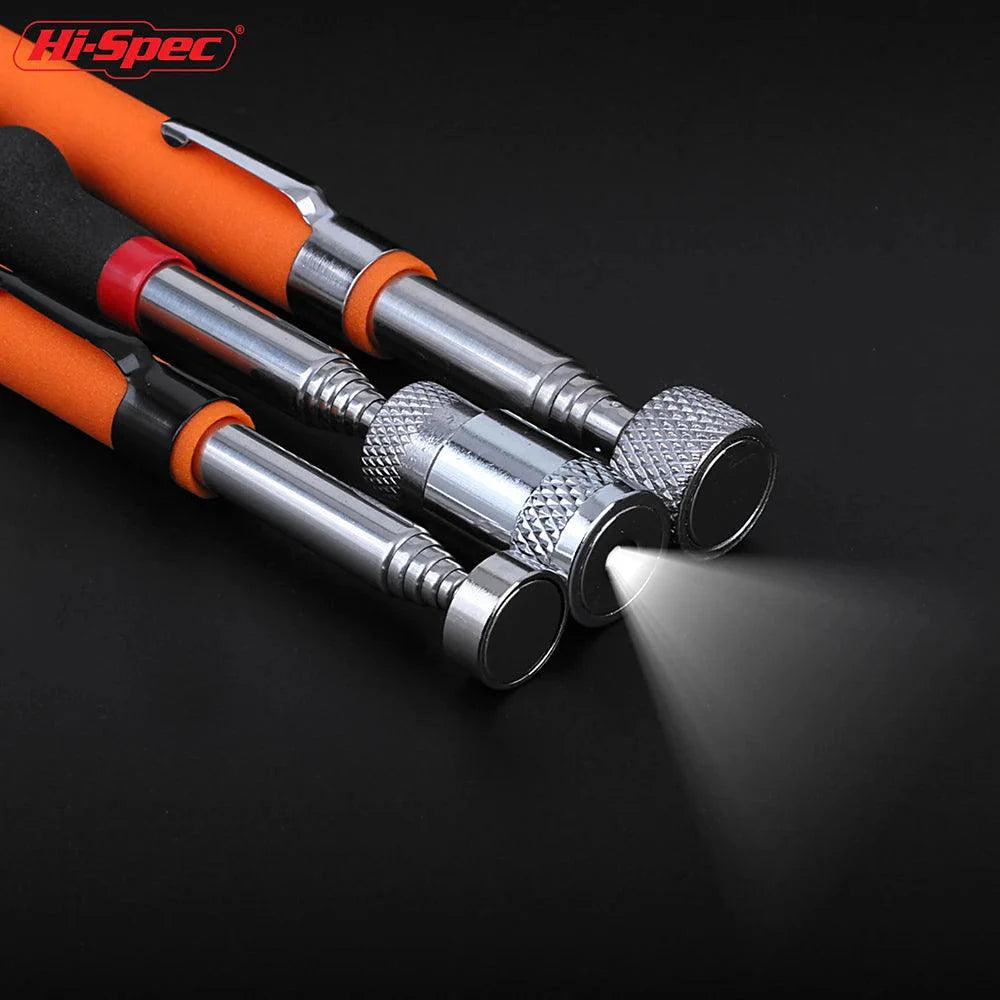 Lisslune | Heavy-Duty Telescopic Magnetic Pickup Tool - 8LB Capacity Stainless Steel Design
