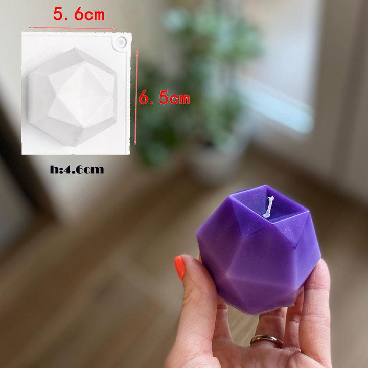 Lisslune | DIY Silicone Mold Set for Candles, Wax Melt, and Soap Creations