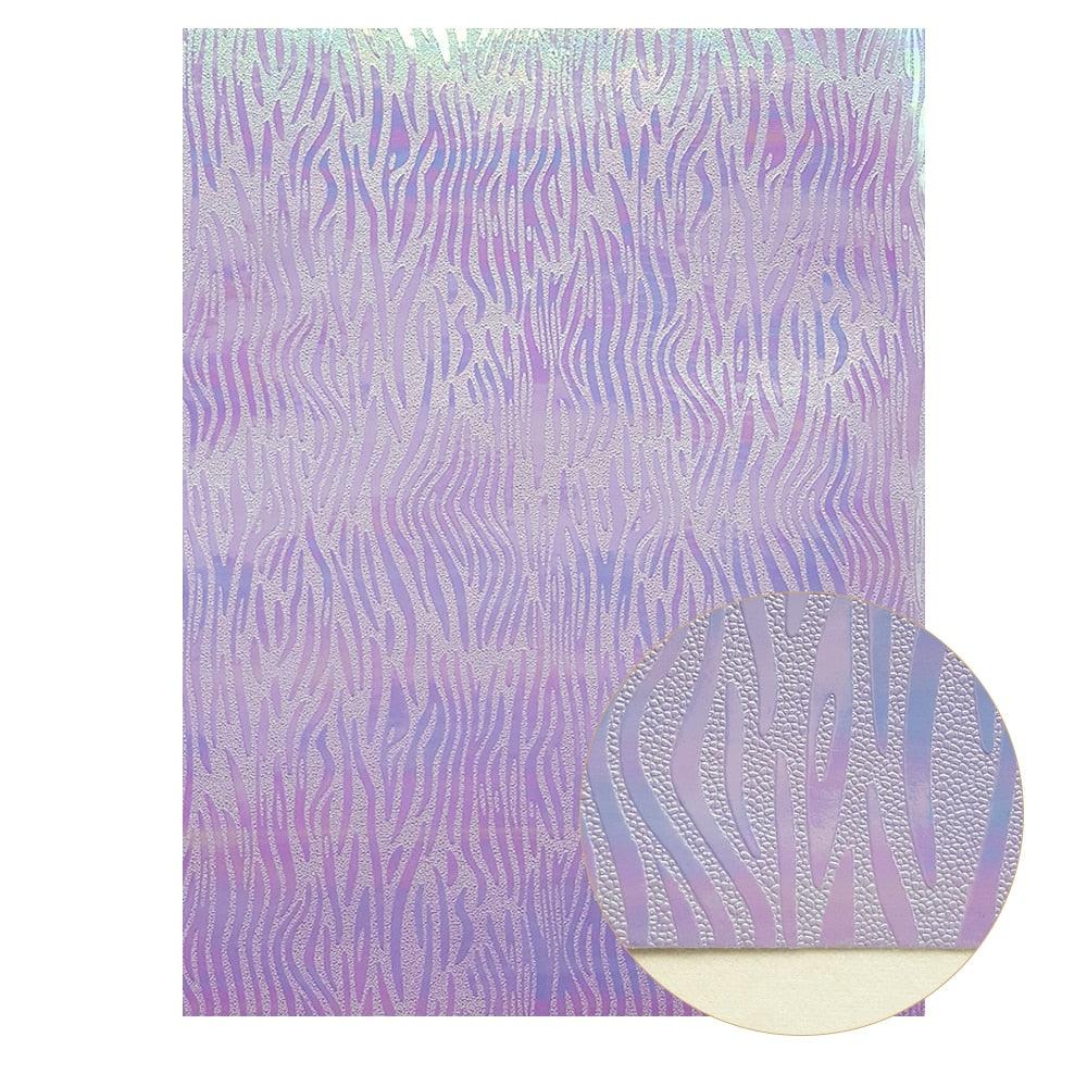 Lisslune | Sparkling Violet Synthetic Leather Fabric - A Must-Have for Sparkling DIY Projects